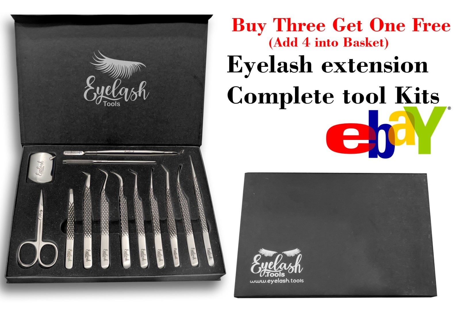 12 PCS Eyelashes Extension Precision Tweezers kit Pro Volume Isolation Tools set