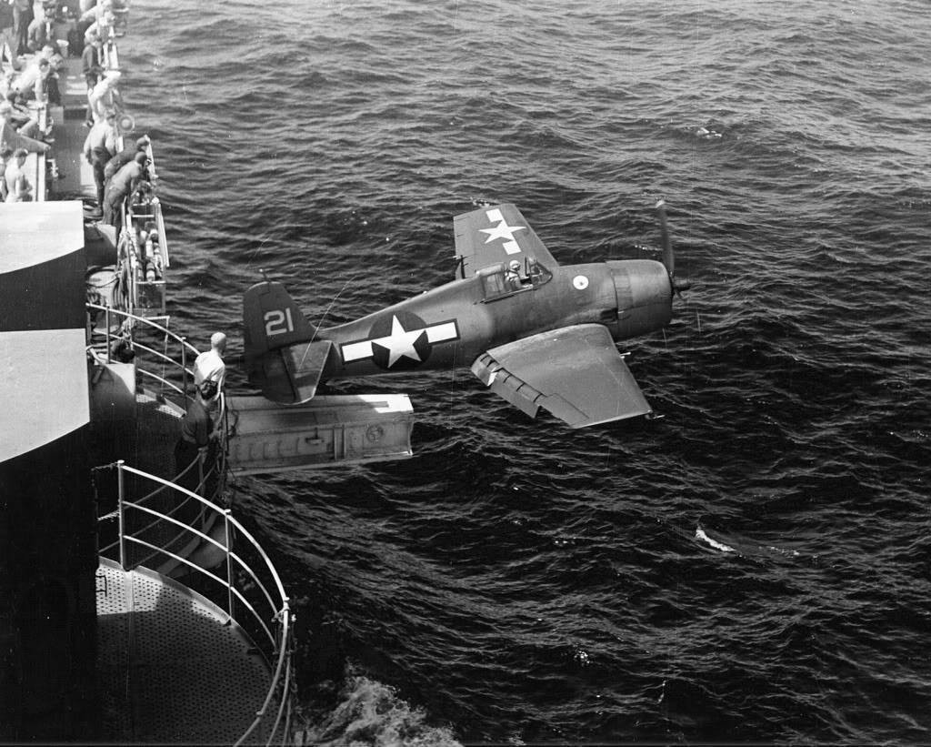 WWII Photo US Navy F6F Hellcat Experiment   WW2 World War Two  USN / 5025