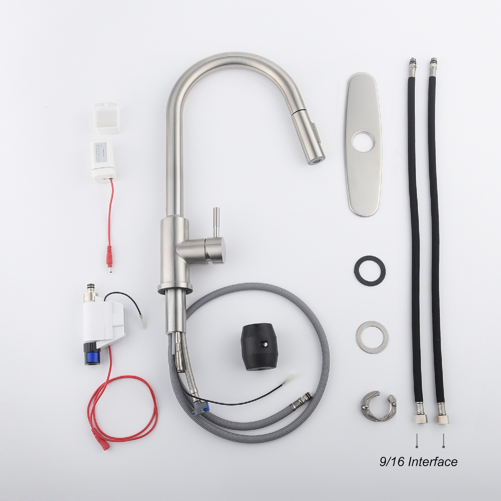 Touch Kitchen Faucet with Pull Down Sprayer Brushed Nickel