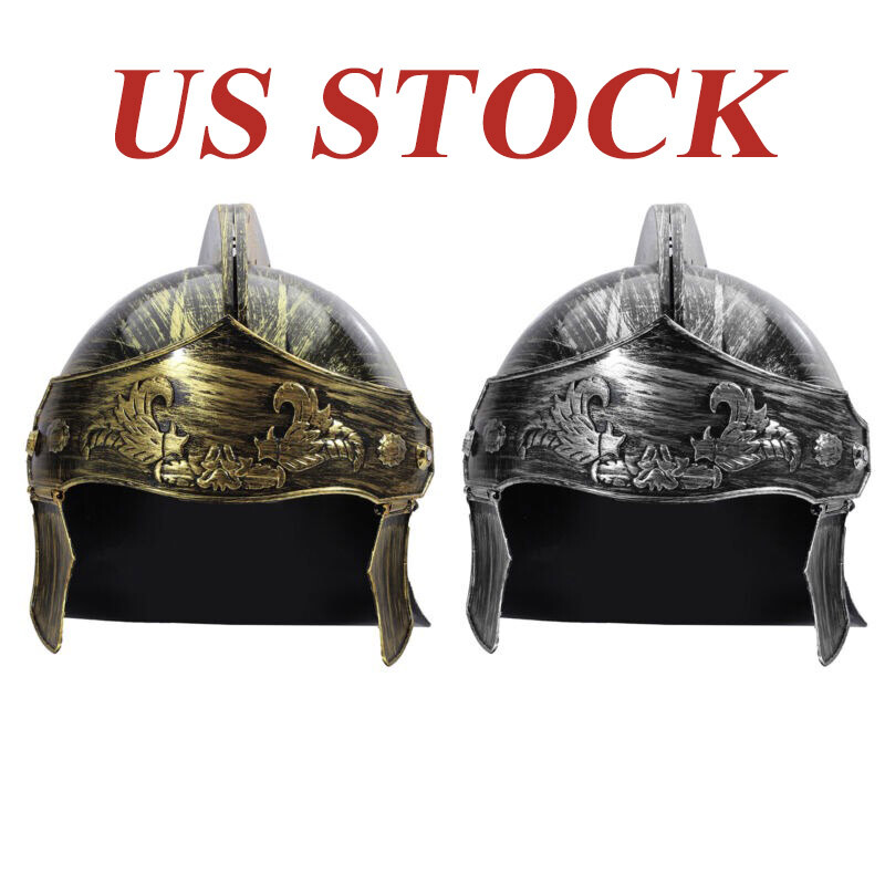 Unisex Knight Helmet Vintage Cosplay Costume Sturdy Roman Warrior Helmet
