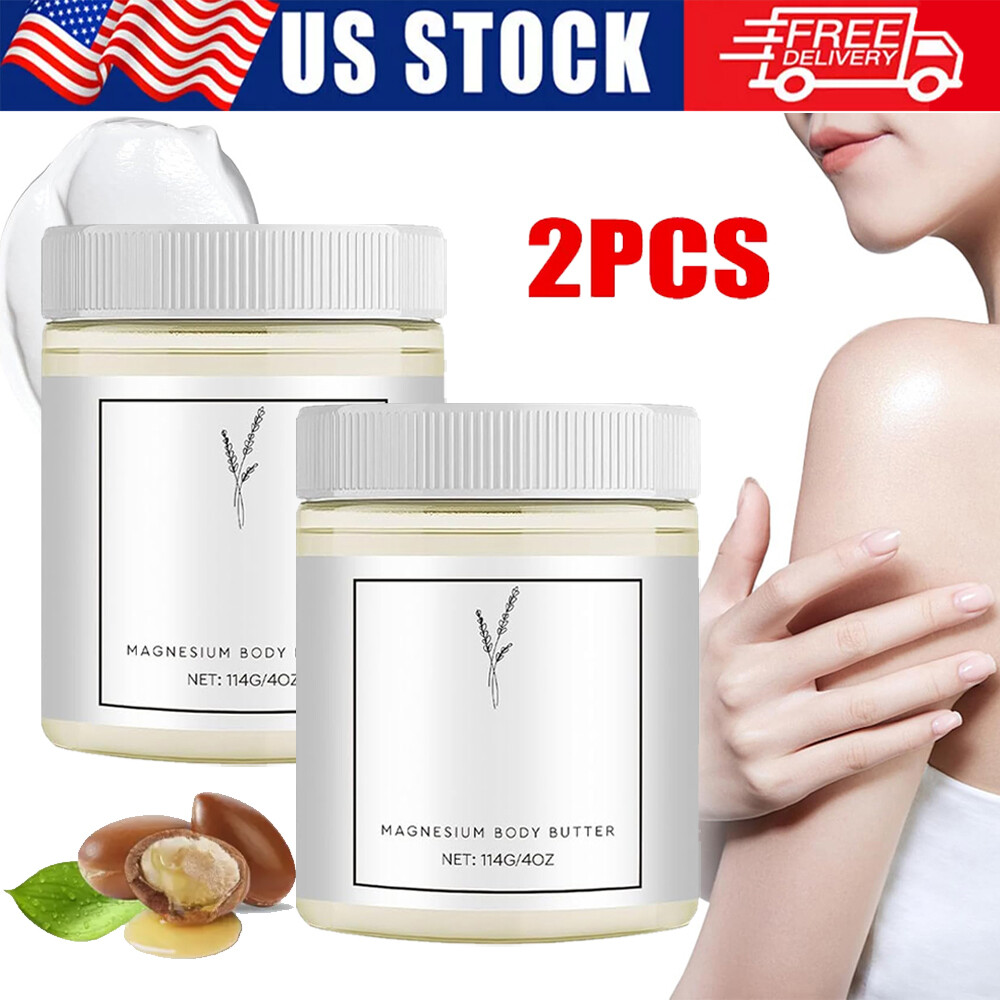 2PCS Mama-Bear Neuropathy Cream- 114g/4OZ Magnesium Butter, Magnesium Cream US🔥