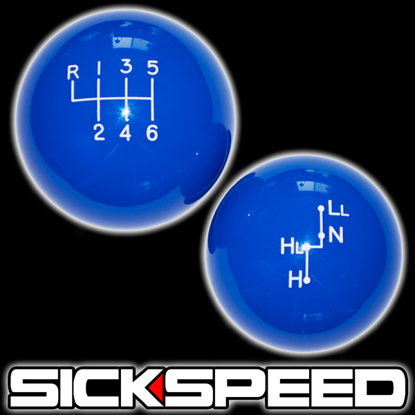 BLUE OL' SKOOL SHIFT KNOB/TRANSFER CASE SET FOR FJ CRUISER MANUAL GEAR SHIFTER