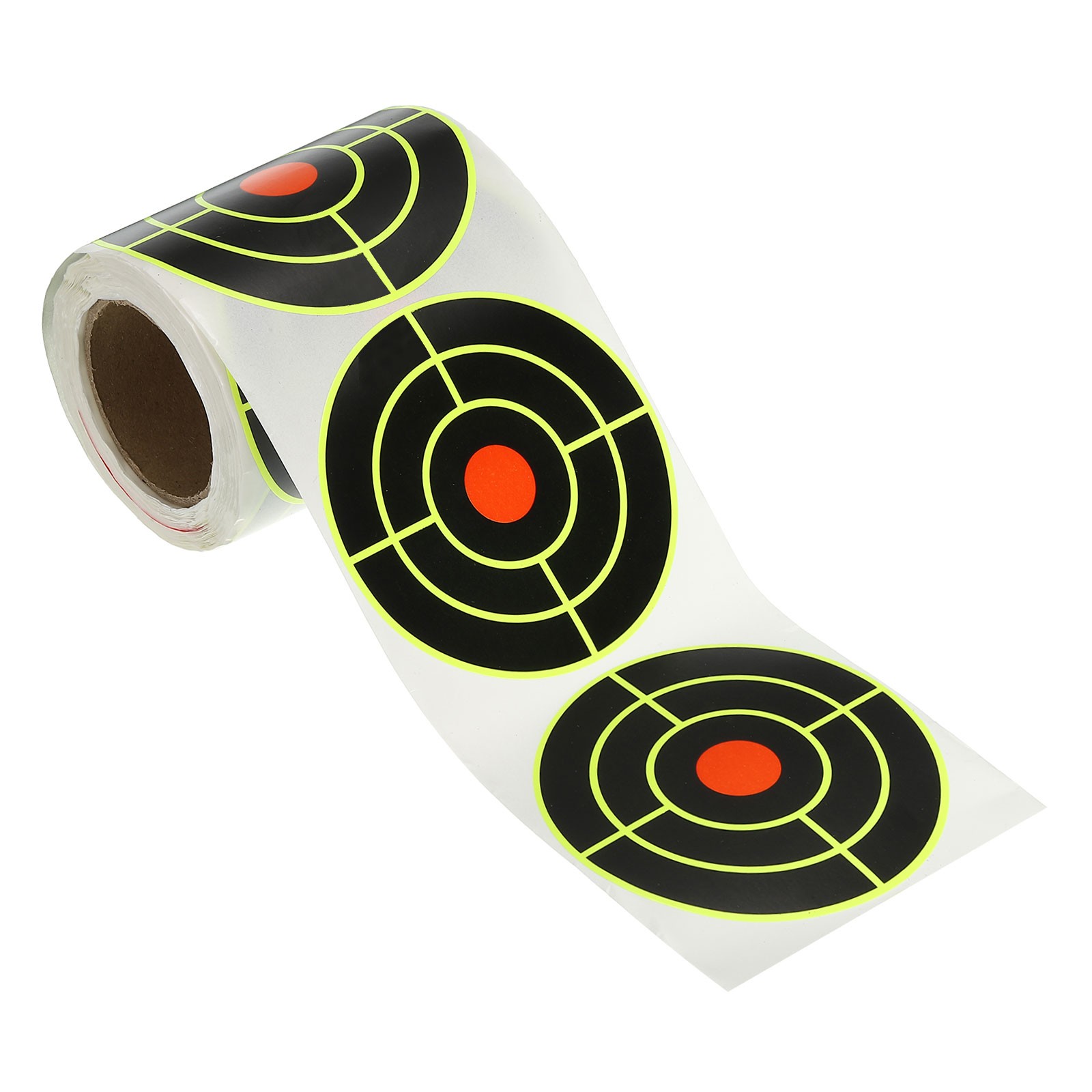 Shooting Targets Stickers Adhesive Splatter Targets, Green 3 Circles 100pcs