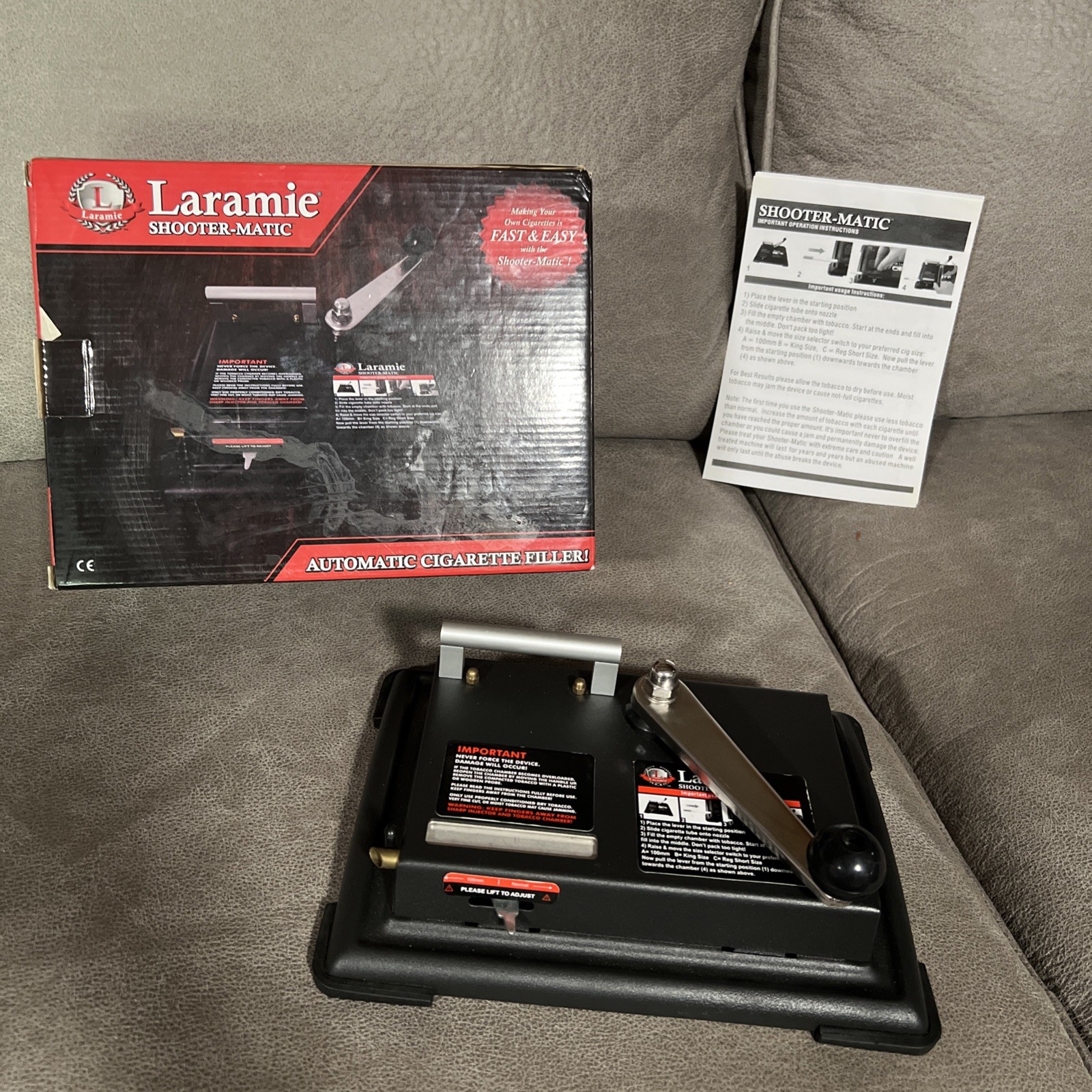 Laramie Shoot O Matic Automatic Cigarette Filler 100mm