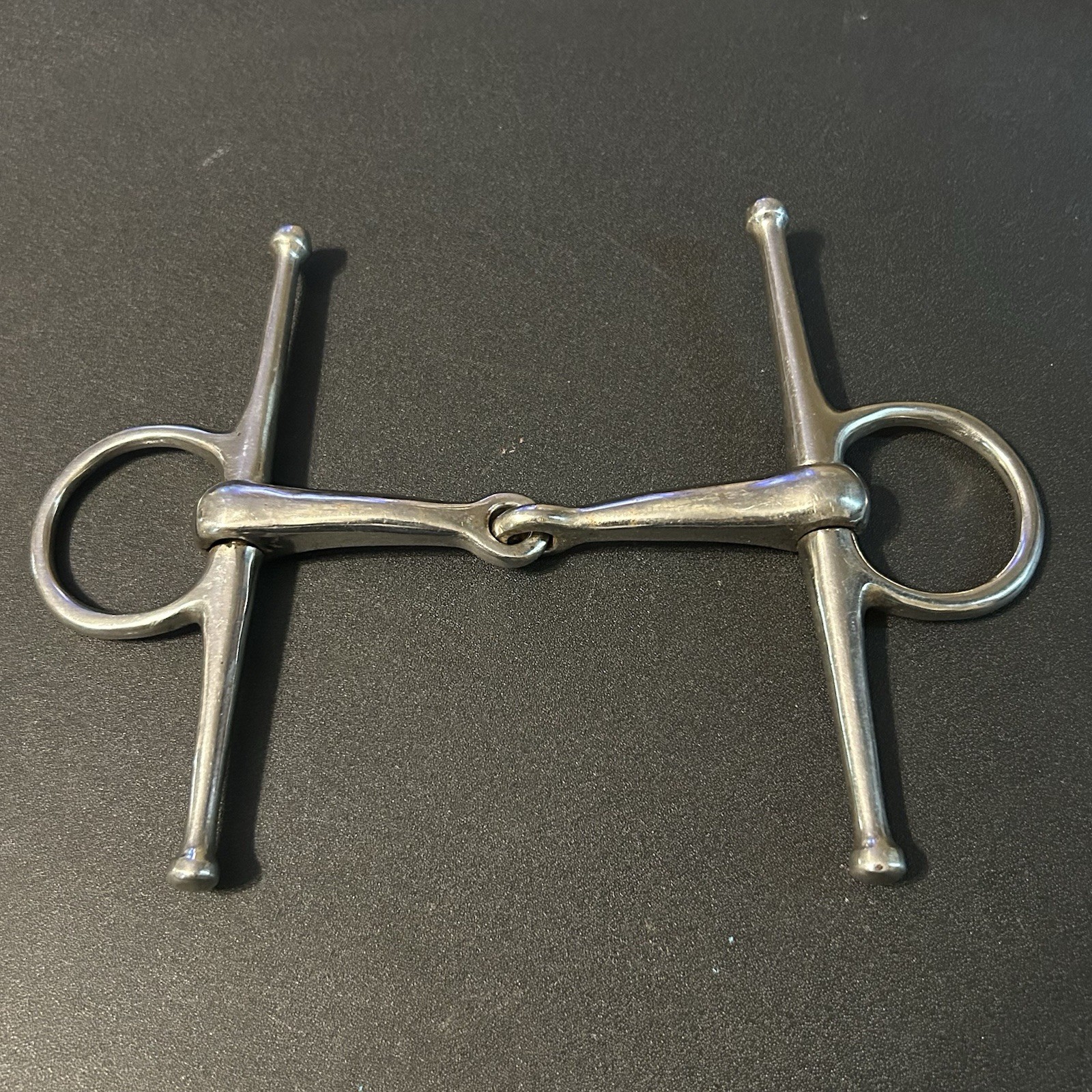 Full Cheek Snaffle 4.5” Mouth SS Horse Pony Arabian Riding Bit English Western
