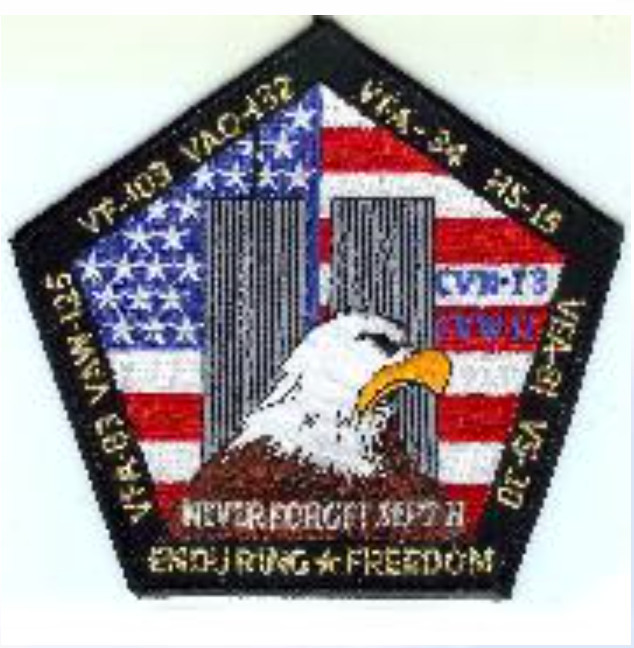 5" NAVY VF-103 EAGLEHEAD CRUISE EMBROIDERED PATCH