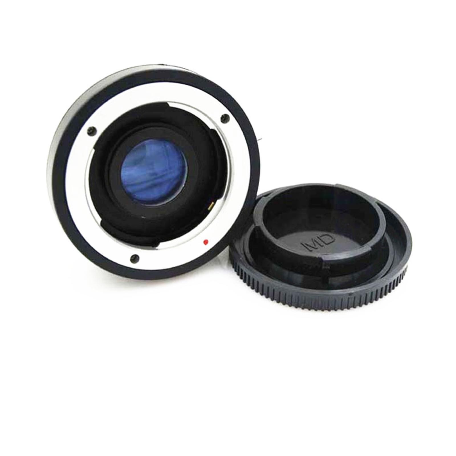 MD-EOS Camera Mount Adapter+Cap For Minolta MD MC Lens to For Canon EOS EF
