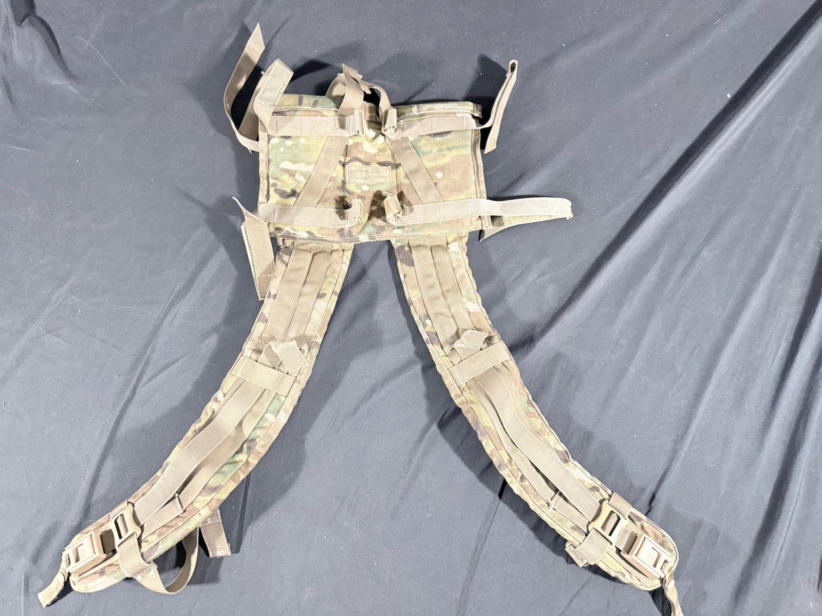 US Army MOLLE II Large Rucksack Frame Shoulder Straps Multicam OCP Ruck