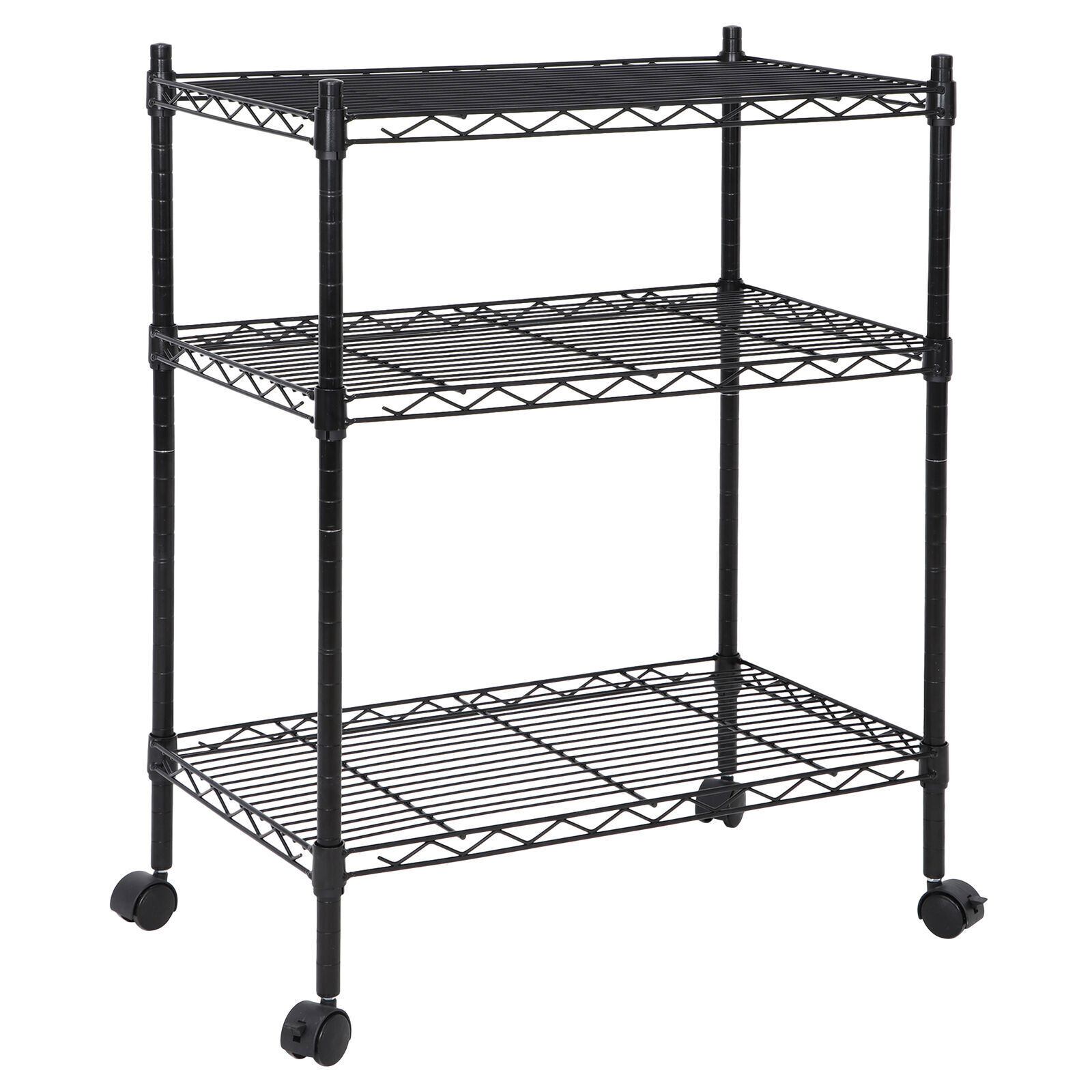 3/4/5 Tier Wire Storage Rack Shelving Storage Shelf for Kitchen Office