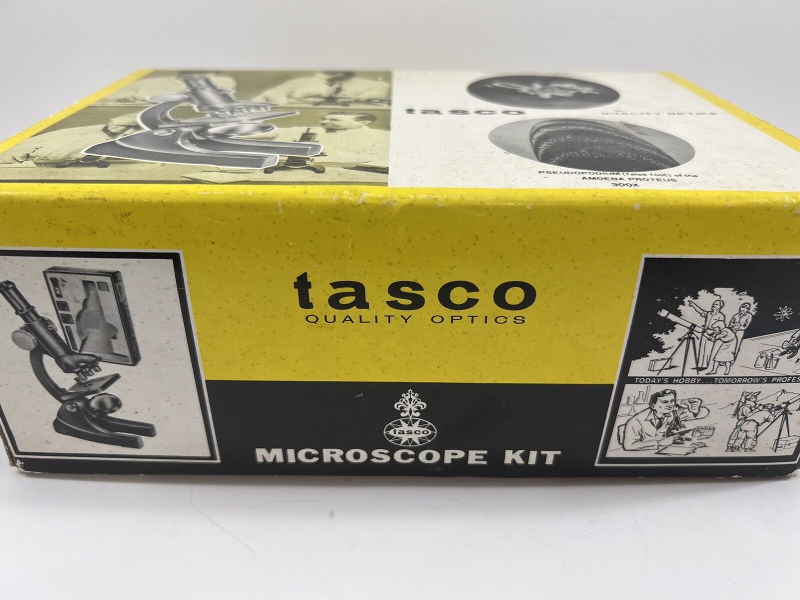 VINTAGE MICROSCOPE TASCO JAPAN 300 XM 990-5 Junior