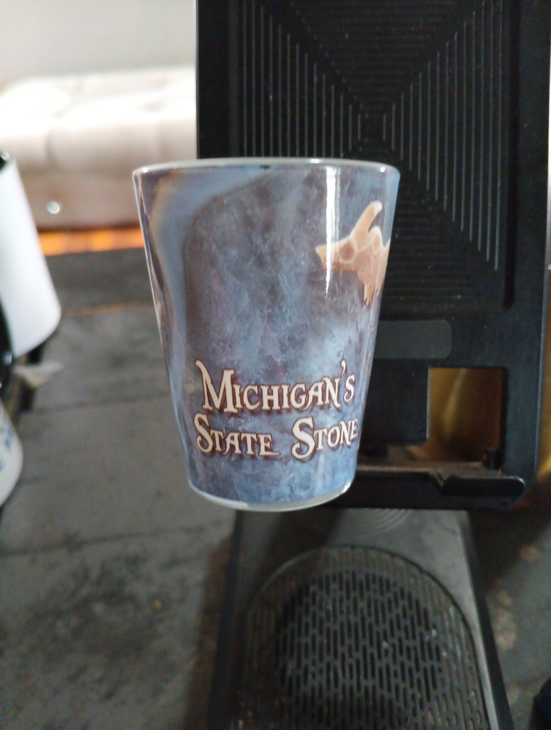 Michigans State Stone Shot Glass