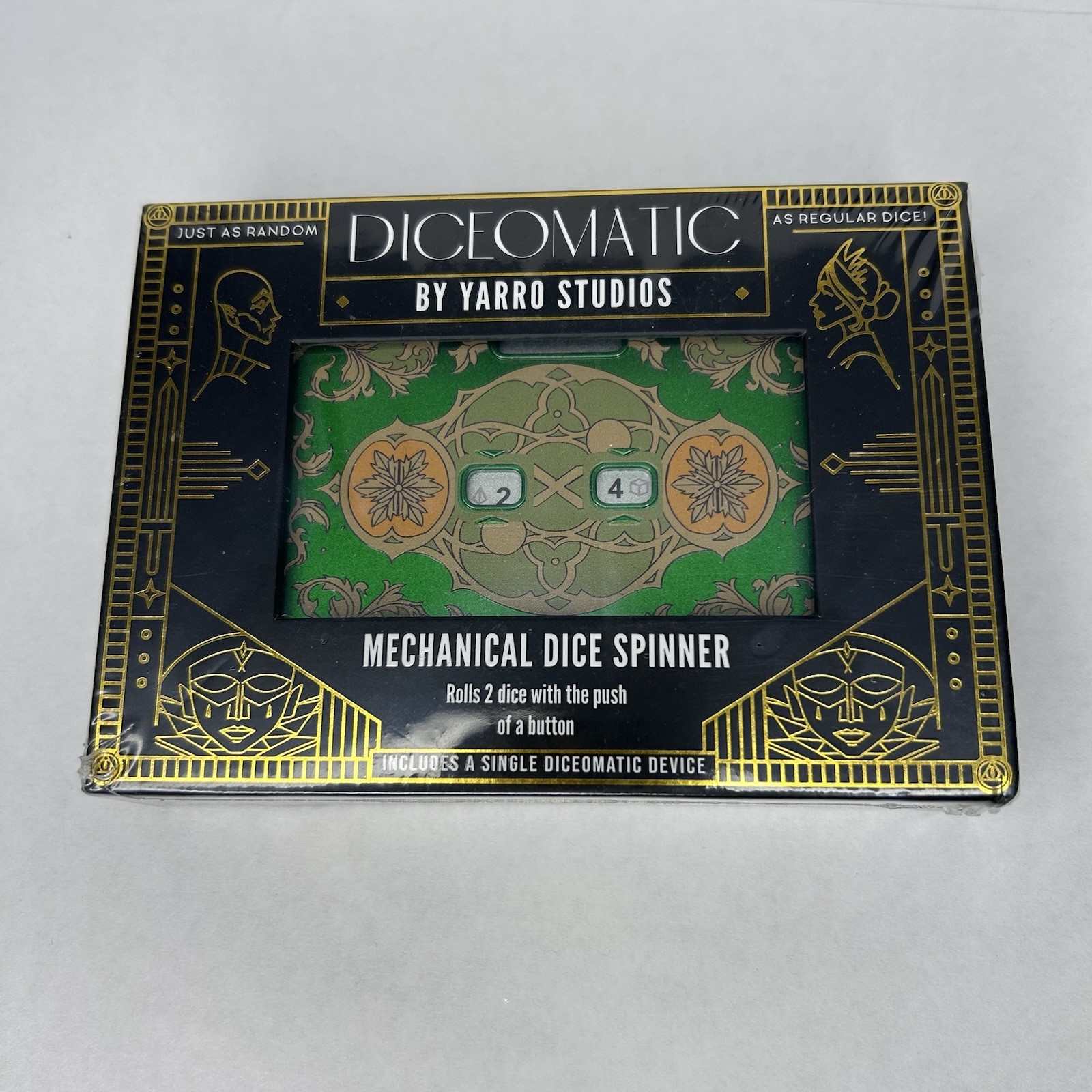 Diceomatic by Yarro Studios Suited Mechanical Dice Spinner Nature D4/D6 YDM1-N46