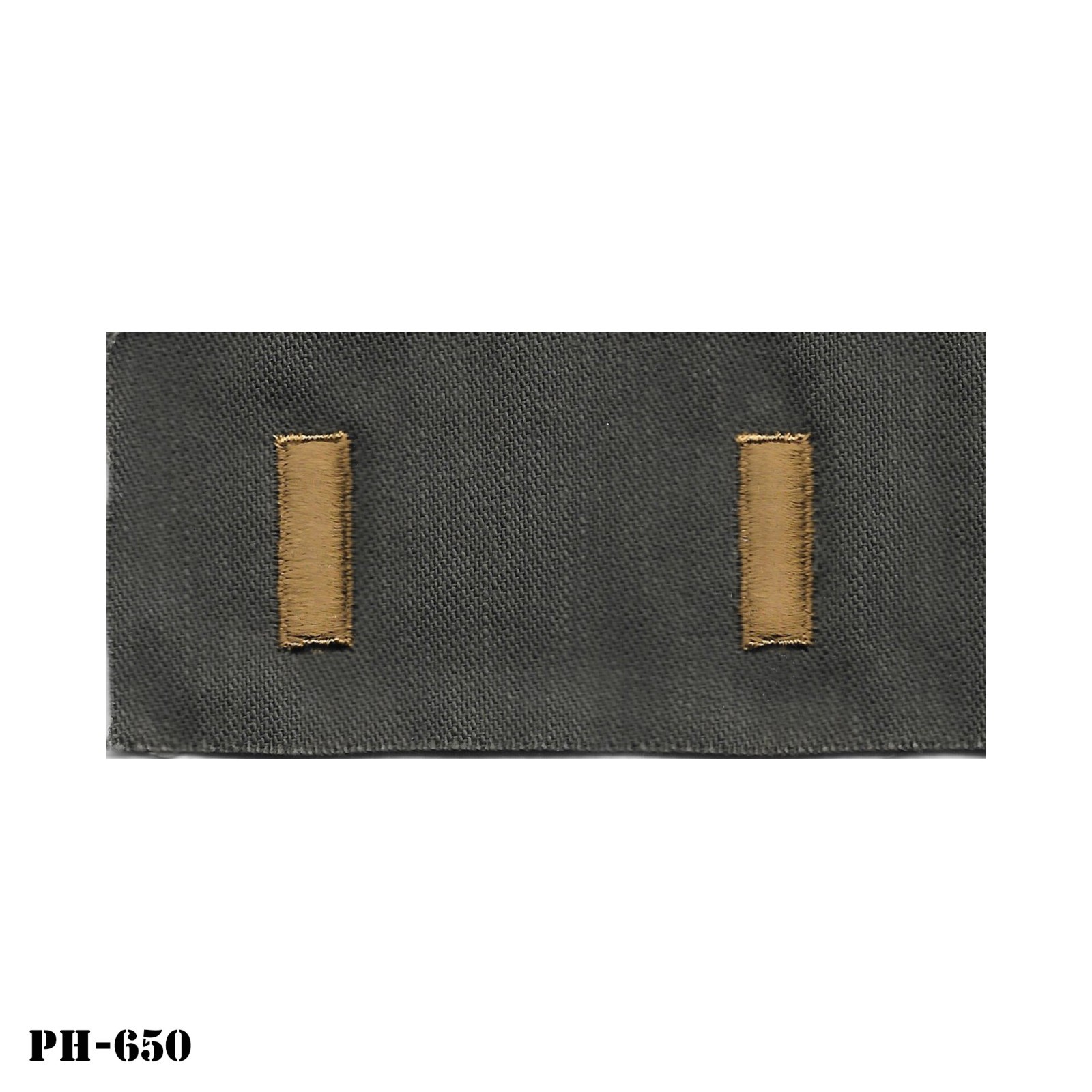 2nd Lieutenant Patches US Army ~ OD Subdued ~ NEW ~ NOS ~ NS Meyer USA
