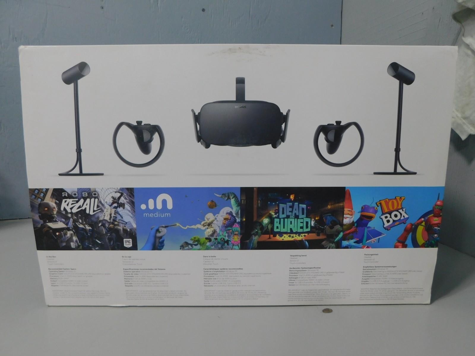 Meta Oculus Rift VR Headset- Black (Slightly Used)