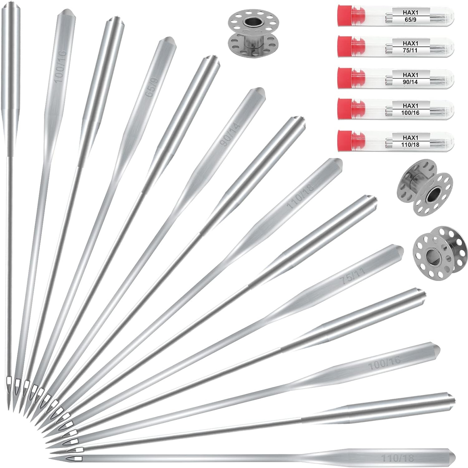 Sewing Machine Needles, Universal Needle, ONEHERE Compatible...