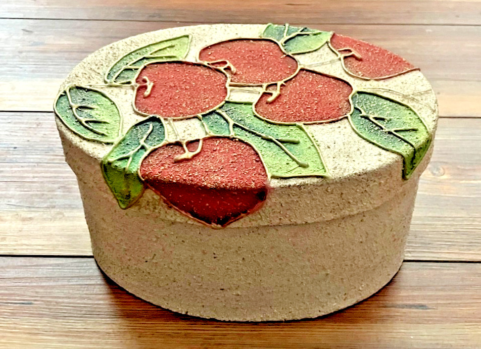 Oval Decorative Box Within a Box - 8" x 6" x 4"