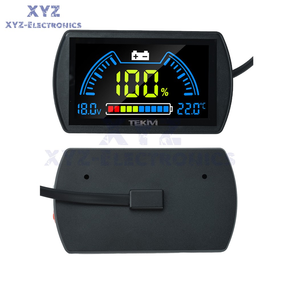 Digital Voltage Power Indicator Temperature Sensor Two-Wire Battery Level Meter