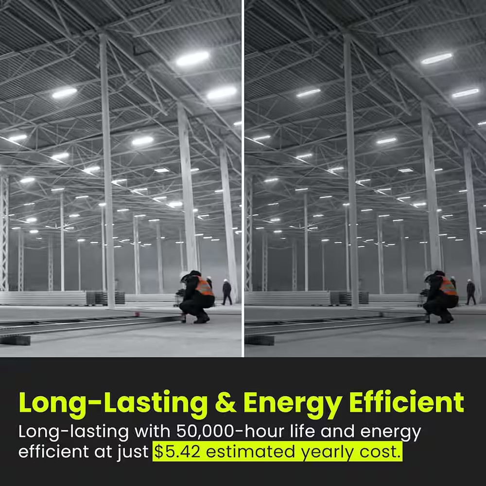 4 Ft. 5500 Lumens Treadplate Shop Light