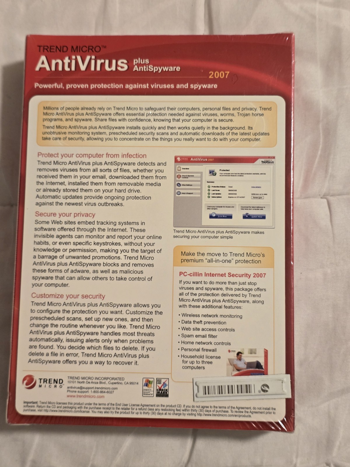 Trend Micro Antivirus 2007- protection for you PC