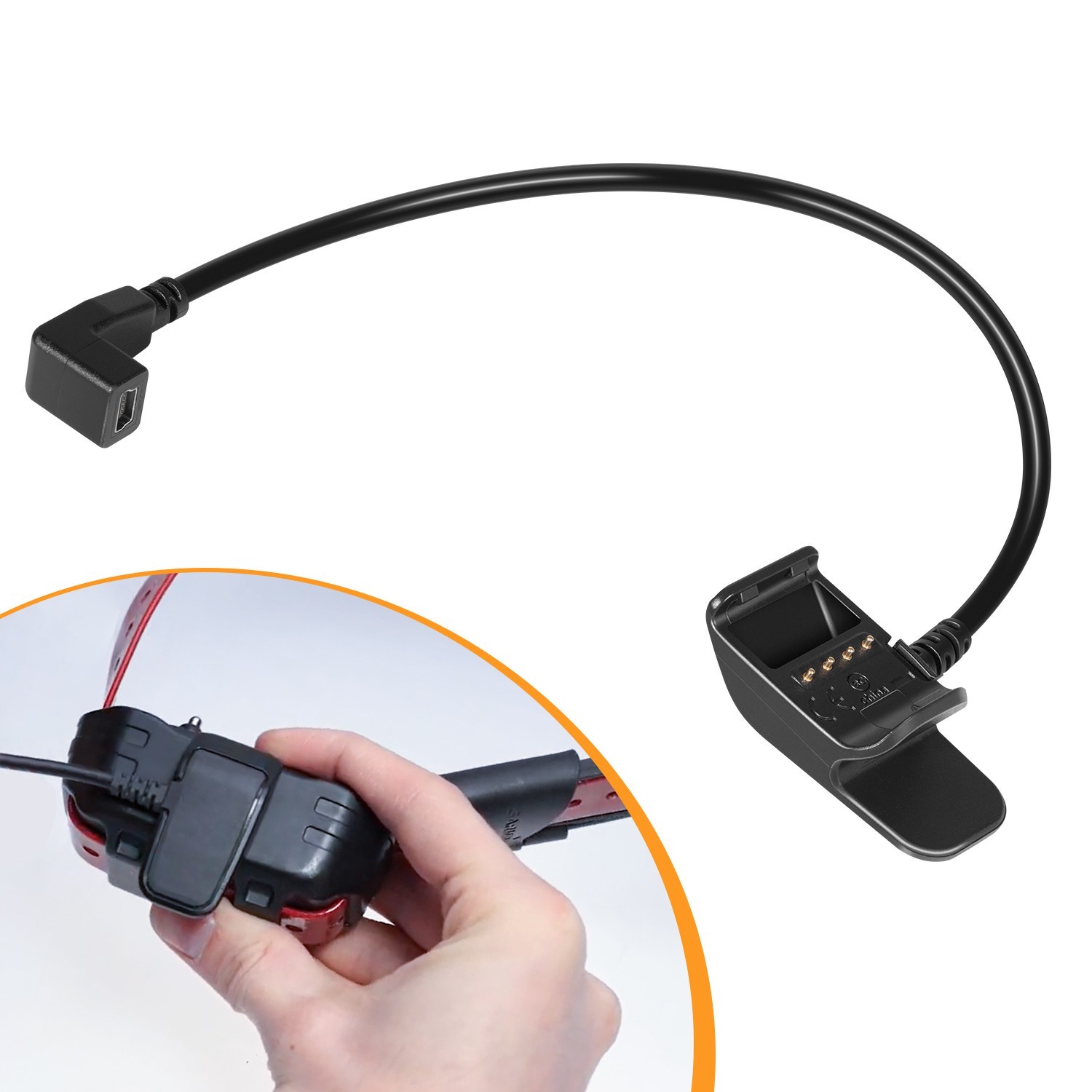 Dog Collar Charging Clip for Garmin T5 mini, TT15 mini, PT10, 010-11890-10