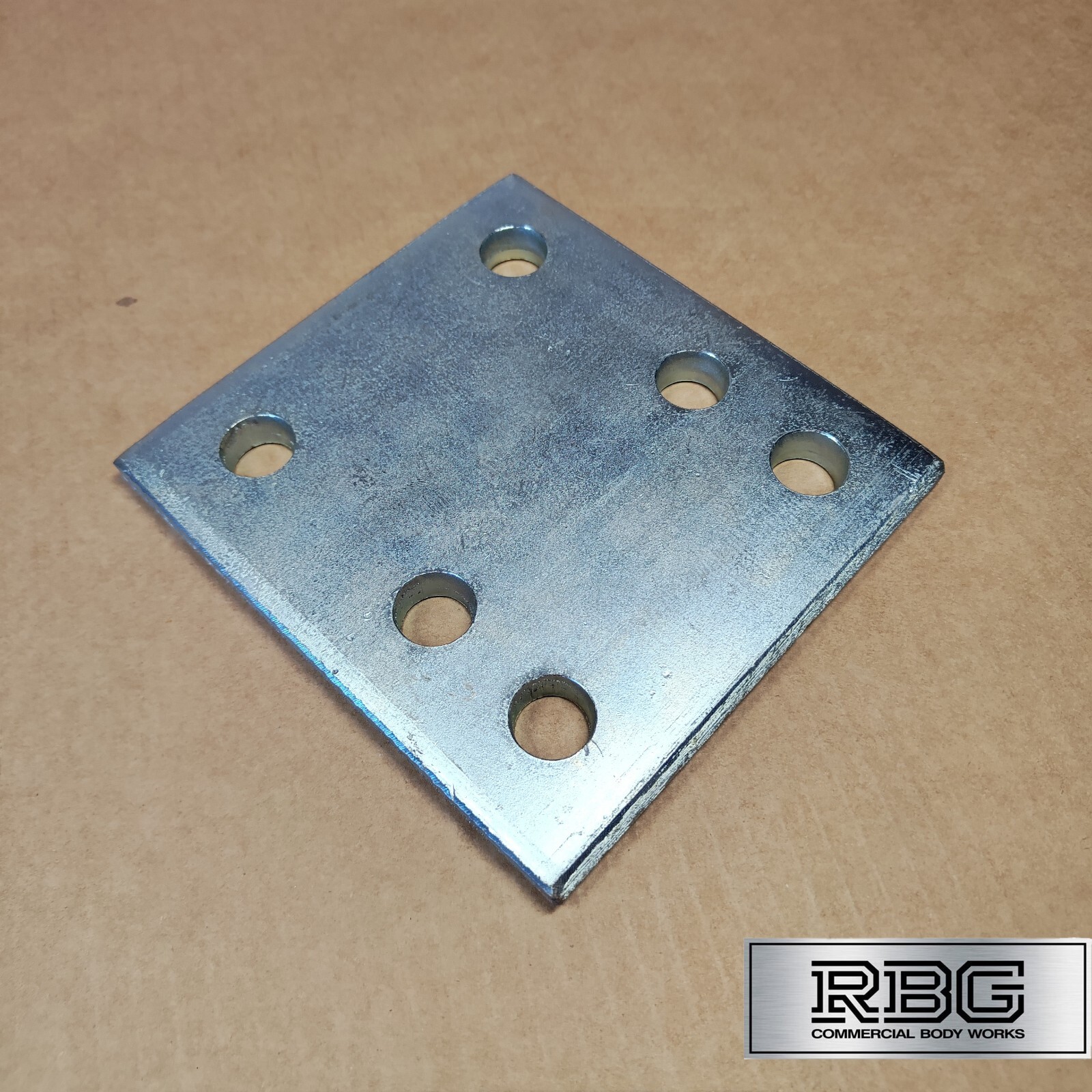 4" Drop Plate 6 Holes for Tow Ball M16 Steel Tow Bar Adjustable Silver 4 inch UK