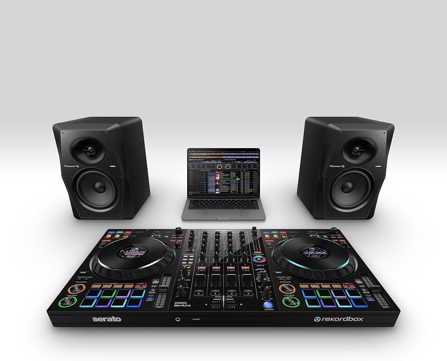 NEW Pioneer DJ DDJ-FLX10 4-Channel Controller 4-deck Controller, 2 x 8 Jogwheels