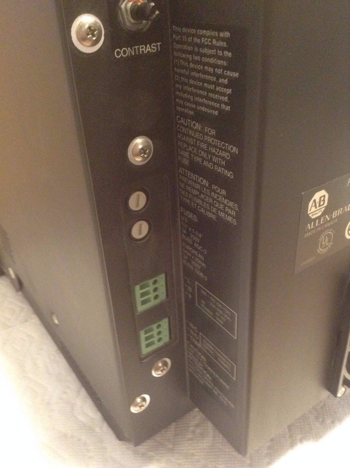 AB 2711-TC Panel View 1200 Terminal