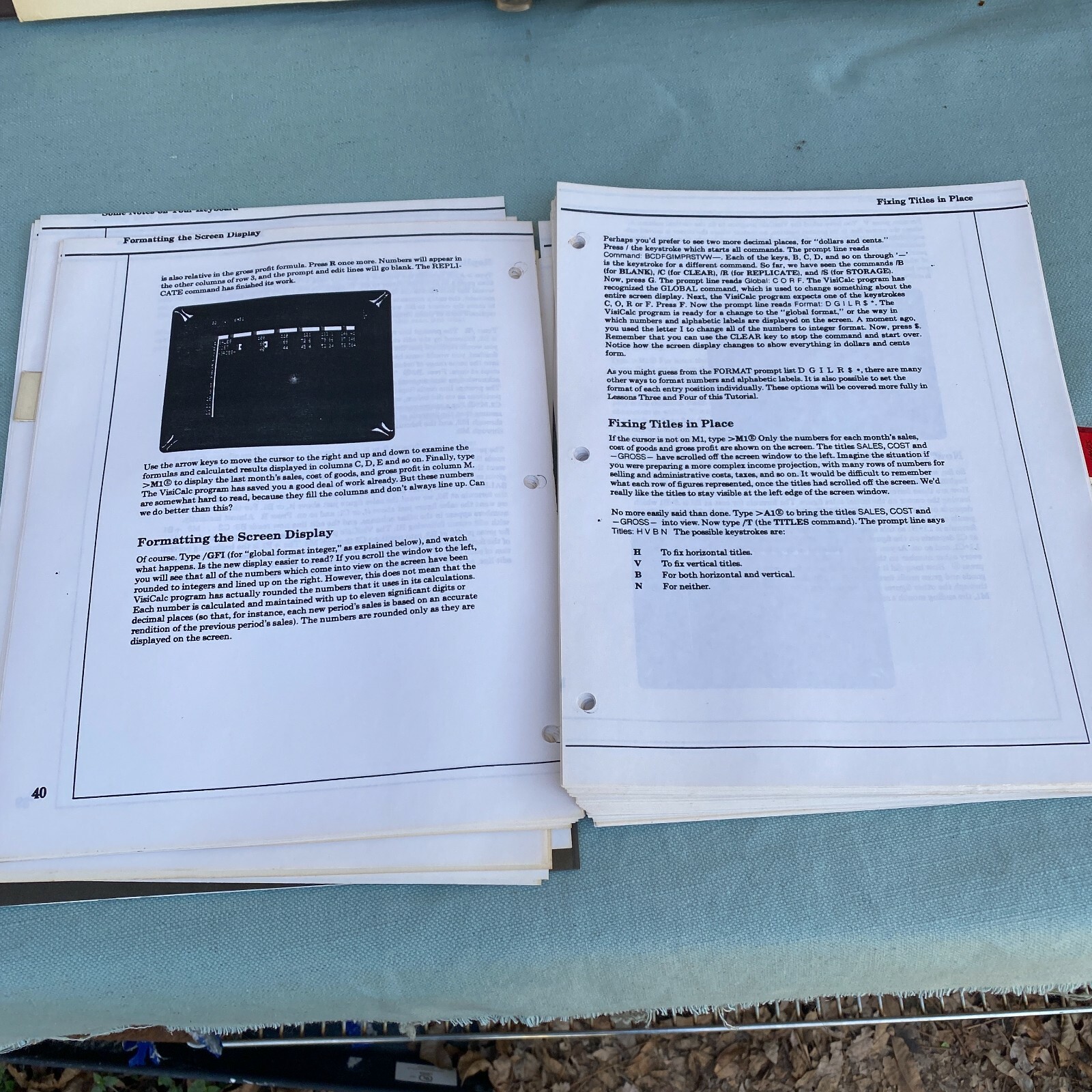 TRS-80 Model 3 User Guide Manual Visicalc Software Arts Mailing List SuperScript