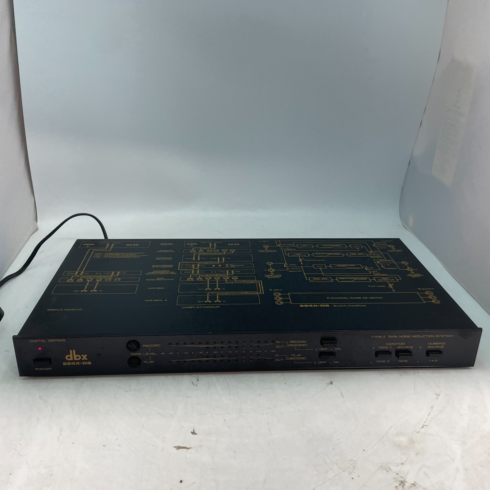 DBX Model 224X-DS Type II Digital Noise Reduction System TESTED WORKS