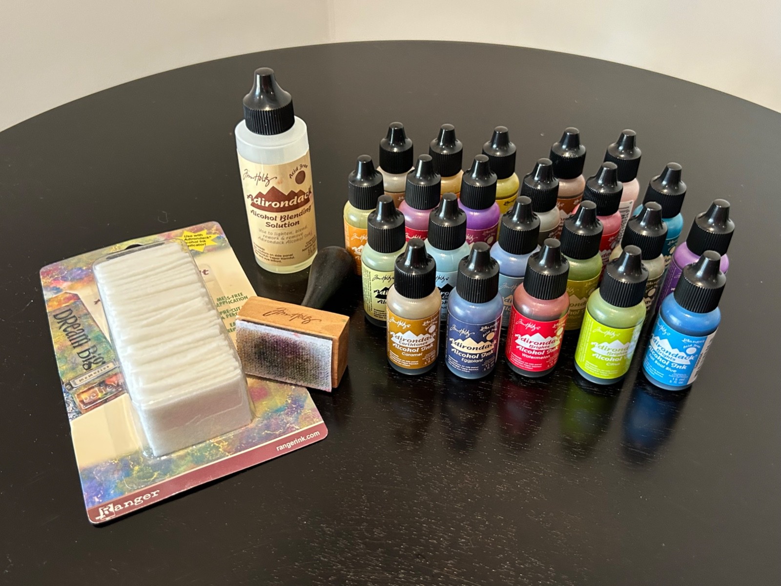 Ranger Adirondack Tim Holtz Alcohol Ink Lot Bundle of 22 Plus Accessories