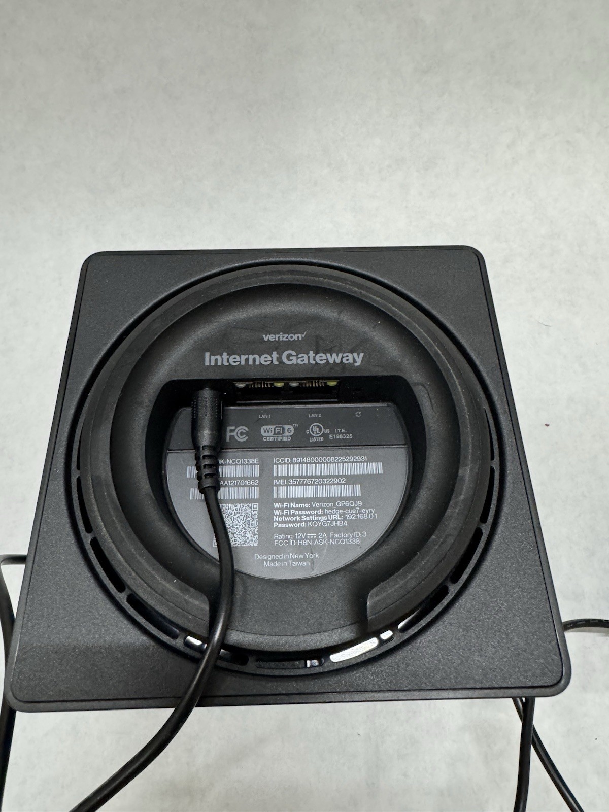 Verizon 5G Internet Gateway