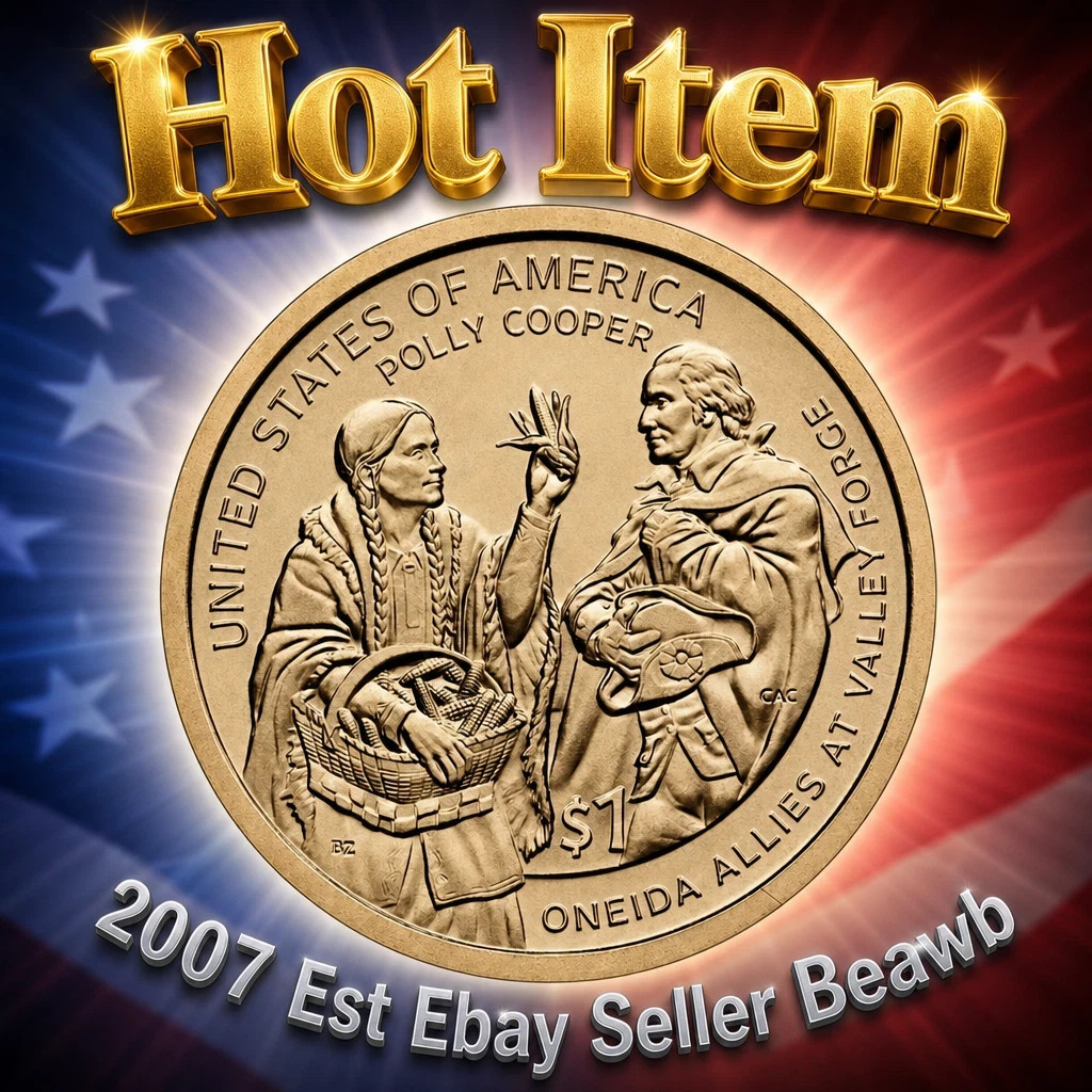 🌟2026-P $1 Brilliant Uncirculated Polly Cooper Native American Dollar Coin!🌟