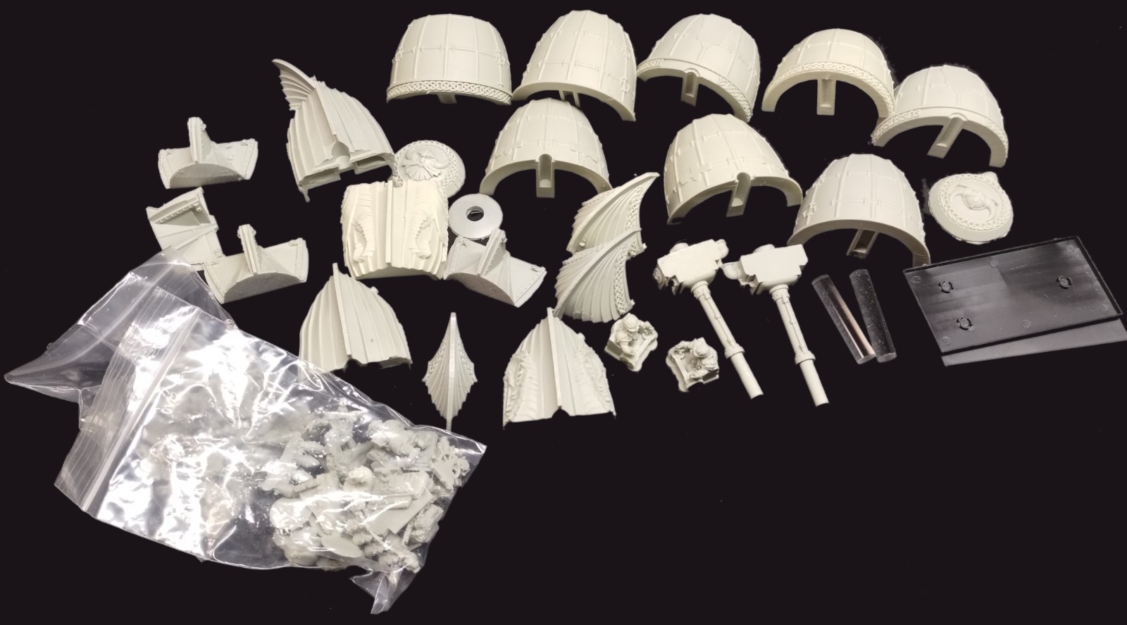 Nice Assortment of Several DYSTOPIAN WARS Vehicle or Structure Piece