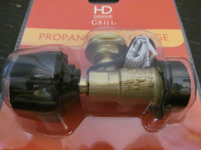 HD Designs Grill Propane Tank Gauge with Automatic Shutoff Leak Detector