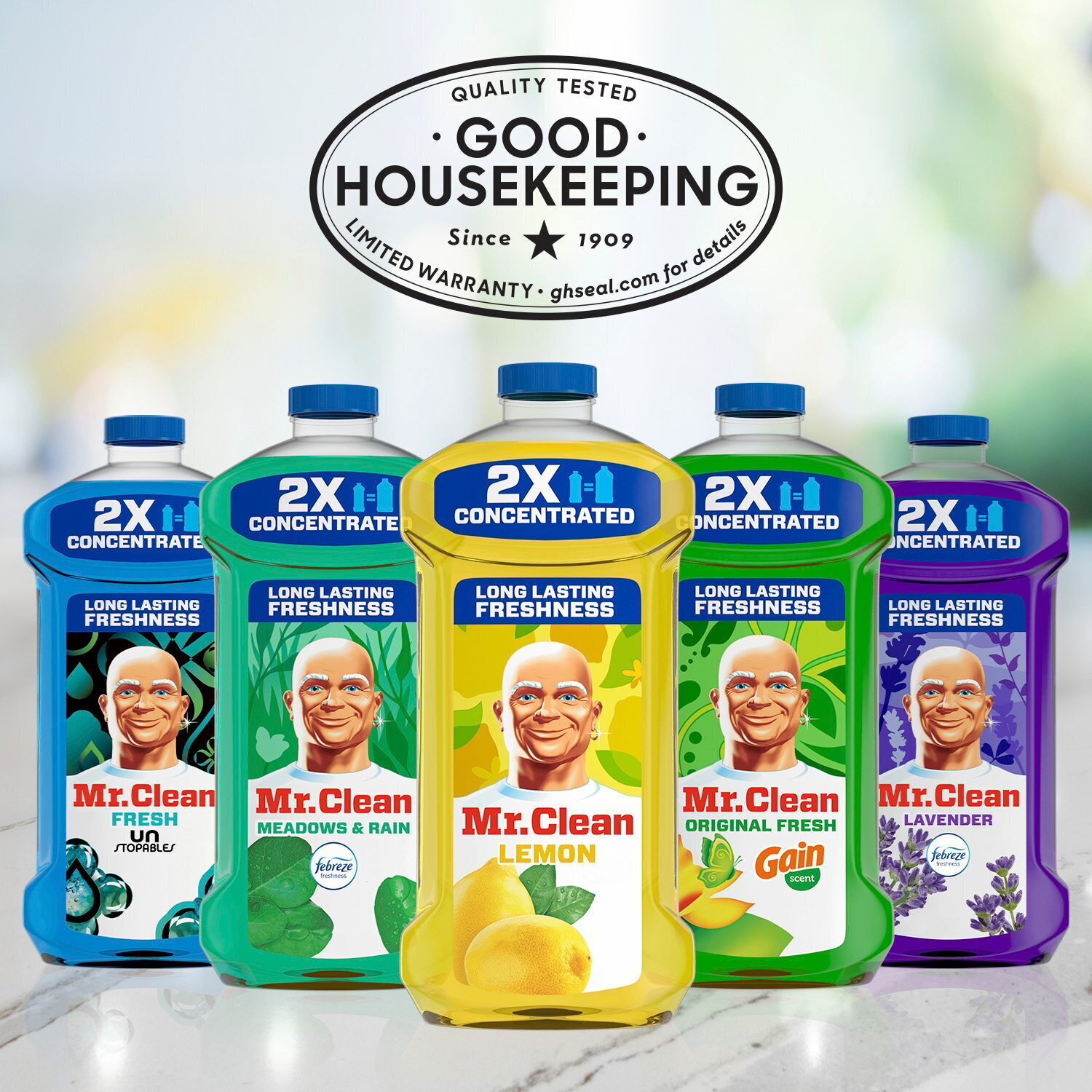 2X Concentrated Multi Surface, All Purpose Cleaner with Scent, 41 fl oz