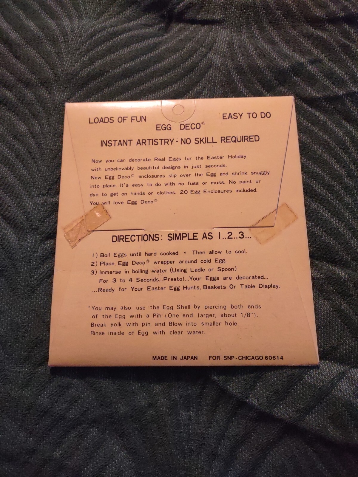 Two Vintage Egg Decorating Kits