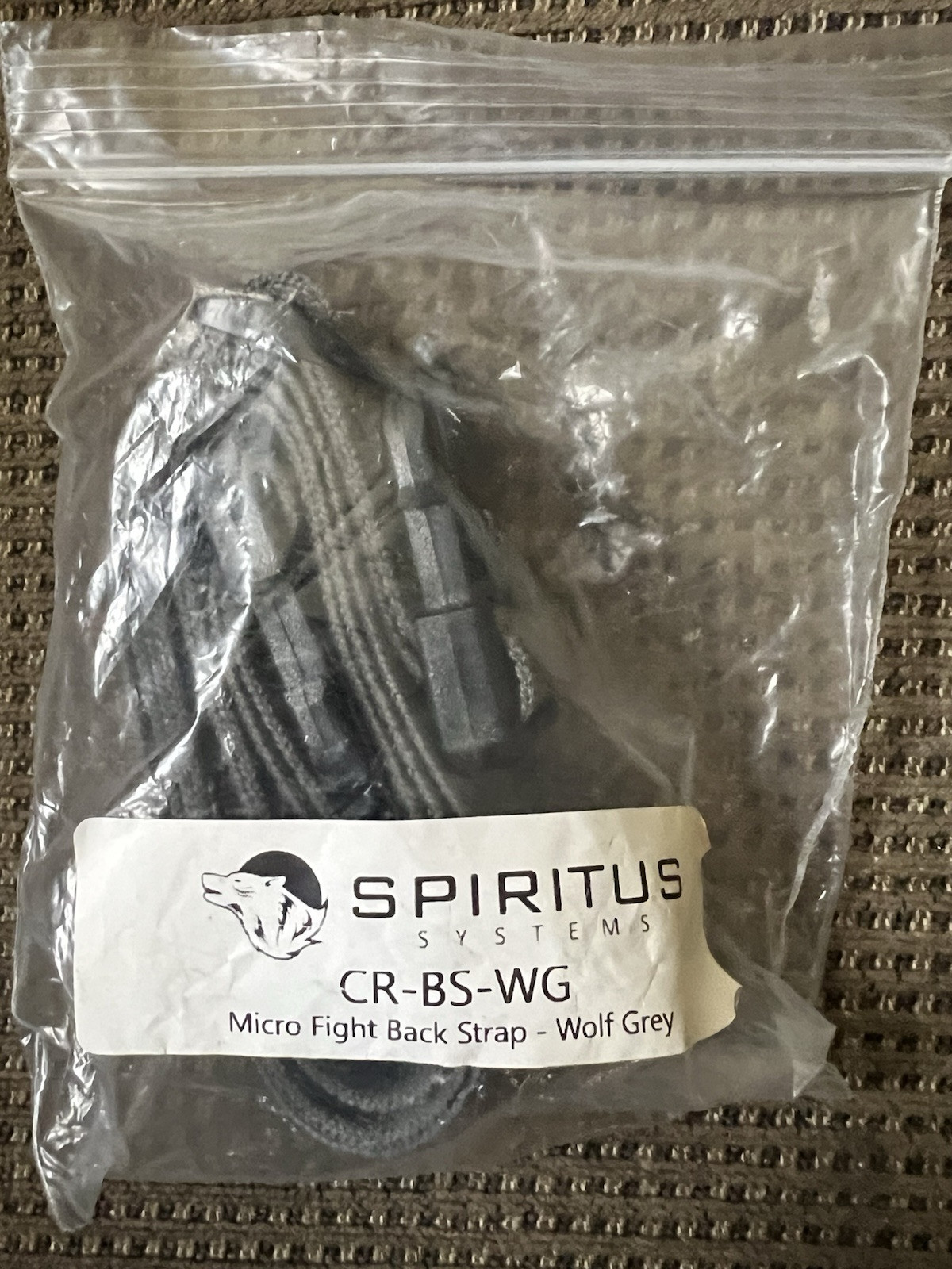 Spiritus Systems Micro Fight Back Strap - Wolf Gray