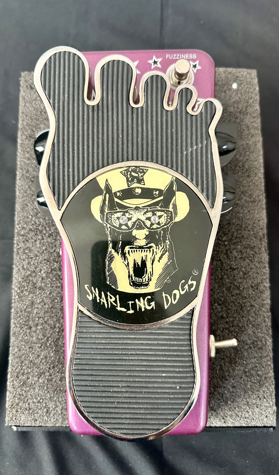 Snarling Dogs Bootzilla Bootsy Collins Signature Bass Wah With Fuzz - Purple