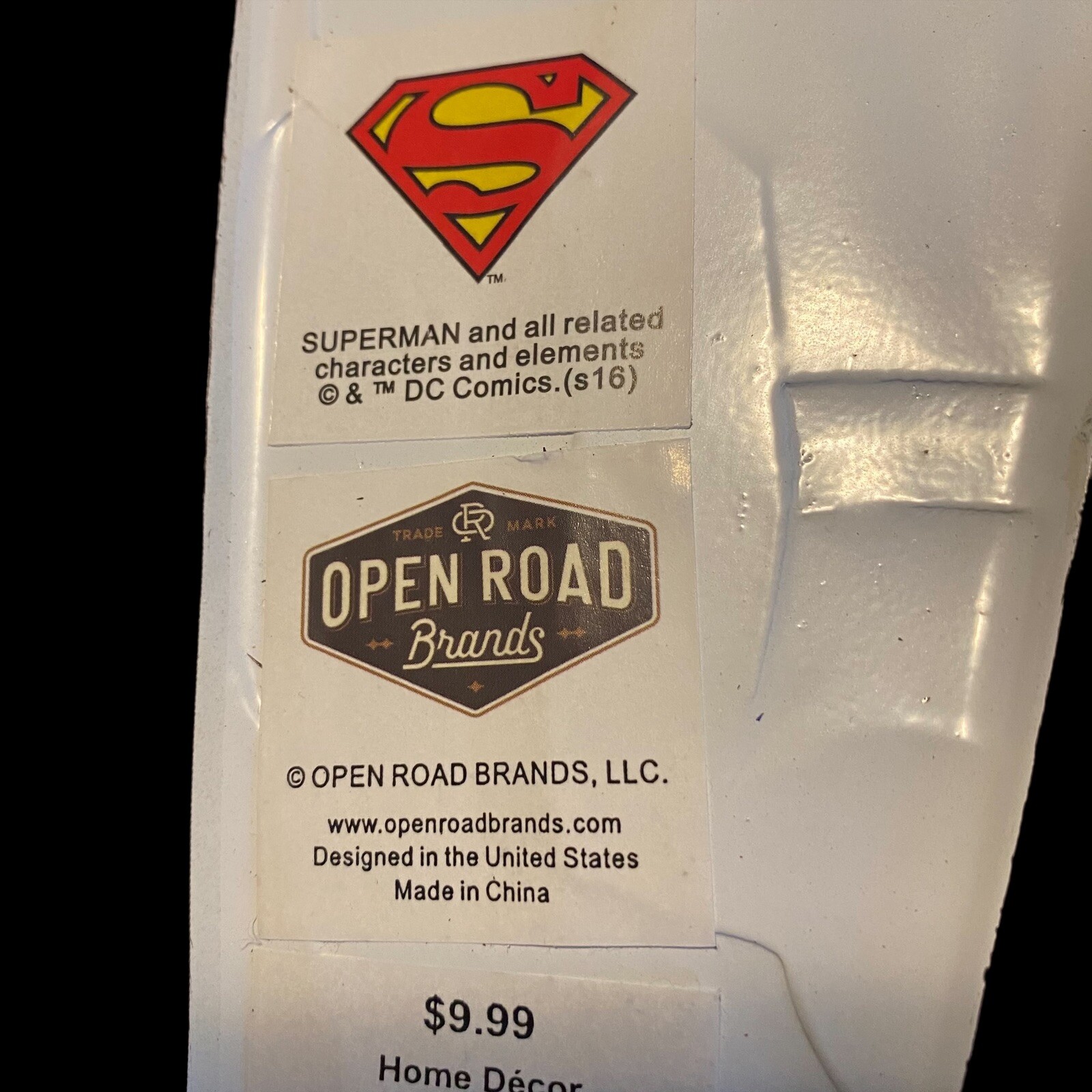 Hobby Lobby Wall Decor DC Comics Superman initial “N” NWT