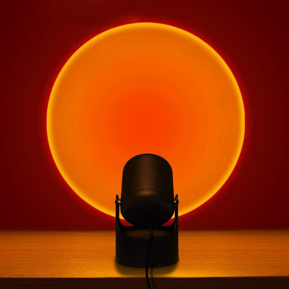 Sunset Projection lamp Night Light Projector (Sunset Red(180° Rotated))