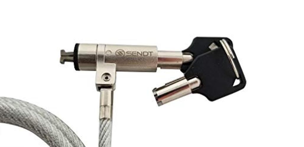 Sendt Silver Notebook Laptop Keyed Lock for Nano Security Slots
