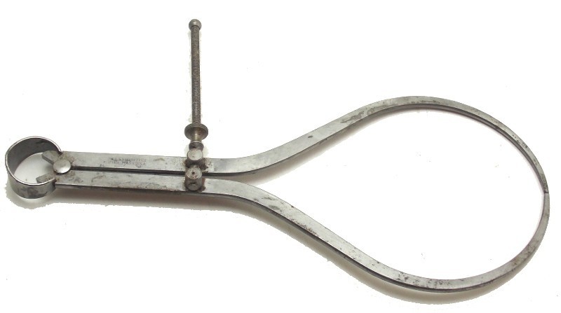 Vintage The L.S. Starrett Outside Caliper Dividing Tool 11" Long Made USA Used