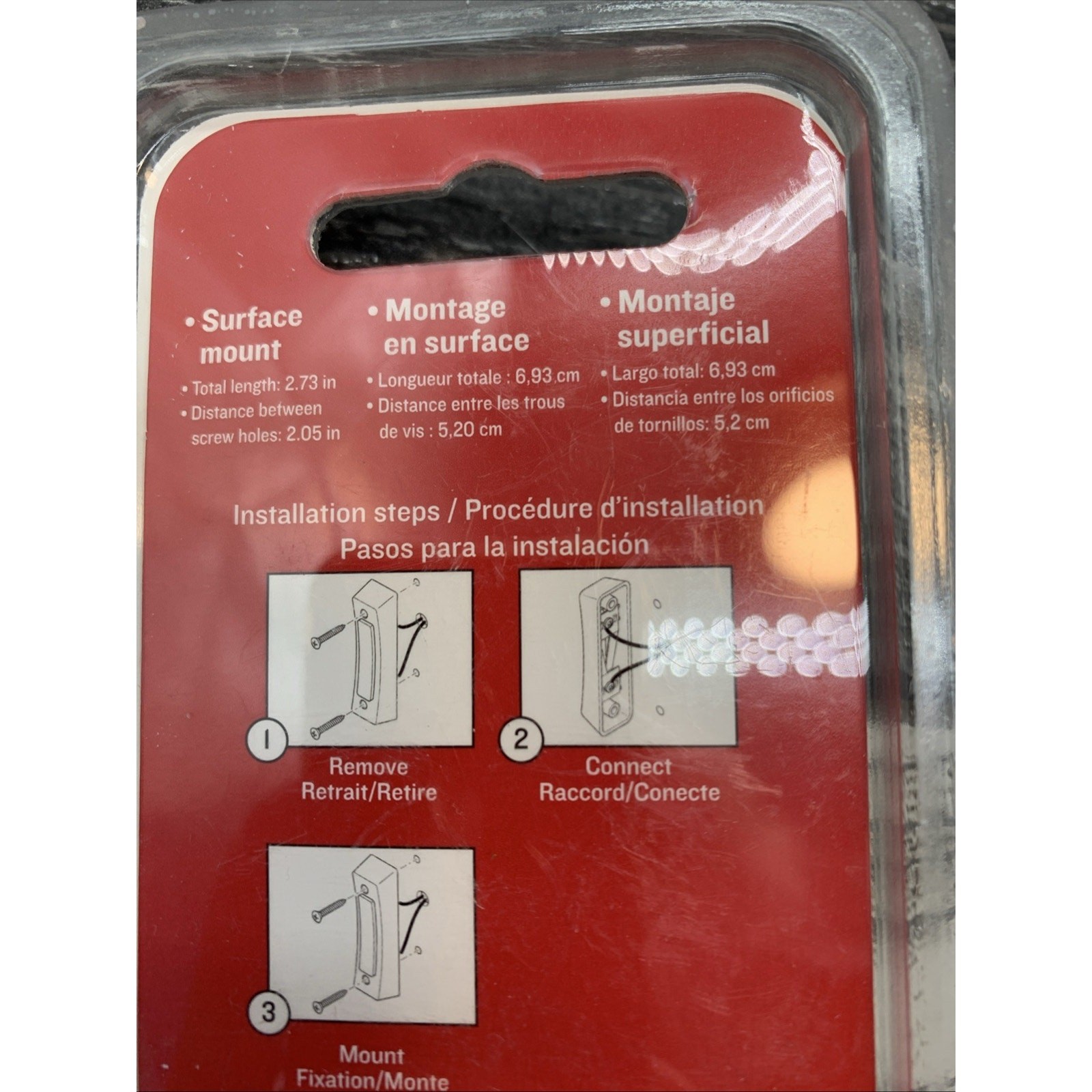Utilitech Wired Button Doorbell #0040199 Black Finish {60}