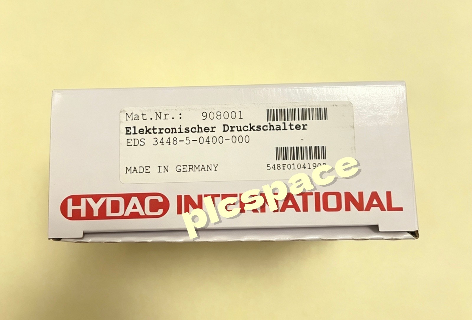 HYDAC EDS-3448-5-0400-000 brand new Pressure Sensor EDS-3448-5-0400-000