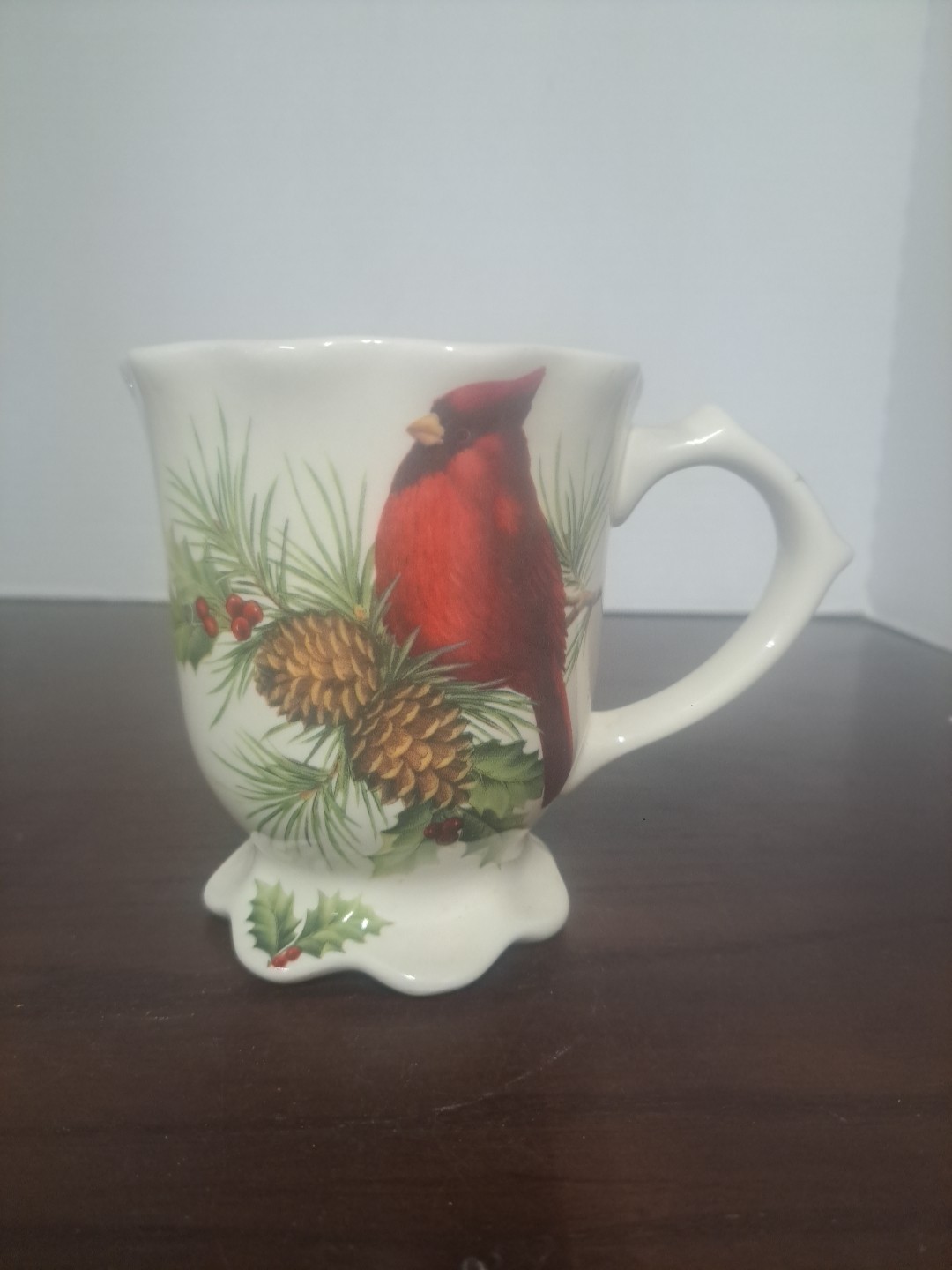 Cracker Barrell Season Of Peace Cardinal Ceramic Mug