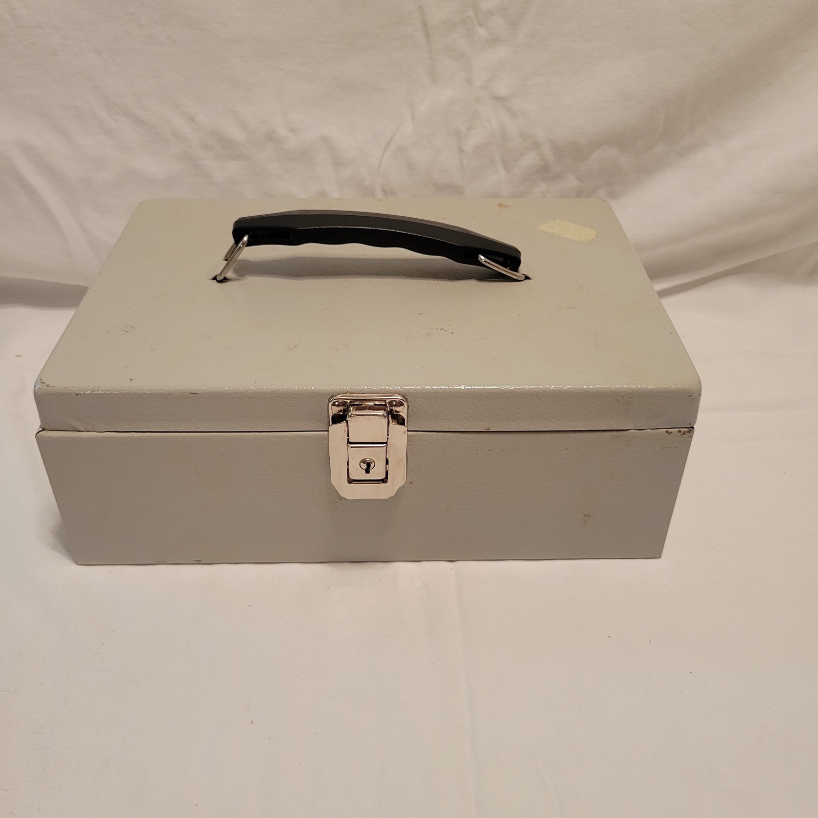 Vintage Money Lock Box & Tray ~ 2 Keys ~ 11” X 7.75” X 4"