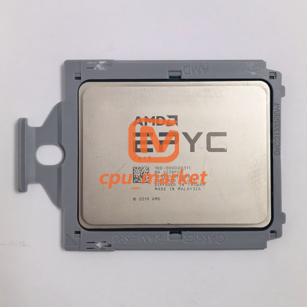 (Unlocked) AMD EPYC 7R13 48 Cores 2.65GHz 280W CPU Processor