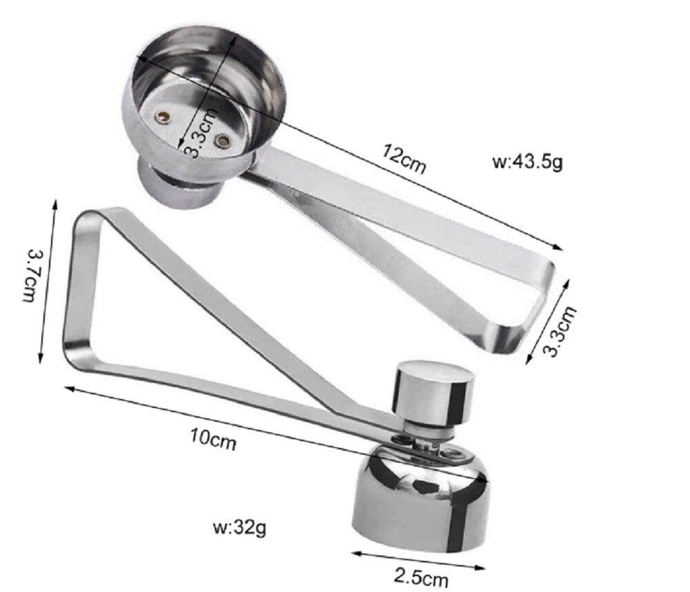 Stainless Steel Egg Topper-Shell Opener Cutter Cracker for Kitchen & Home Use
