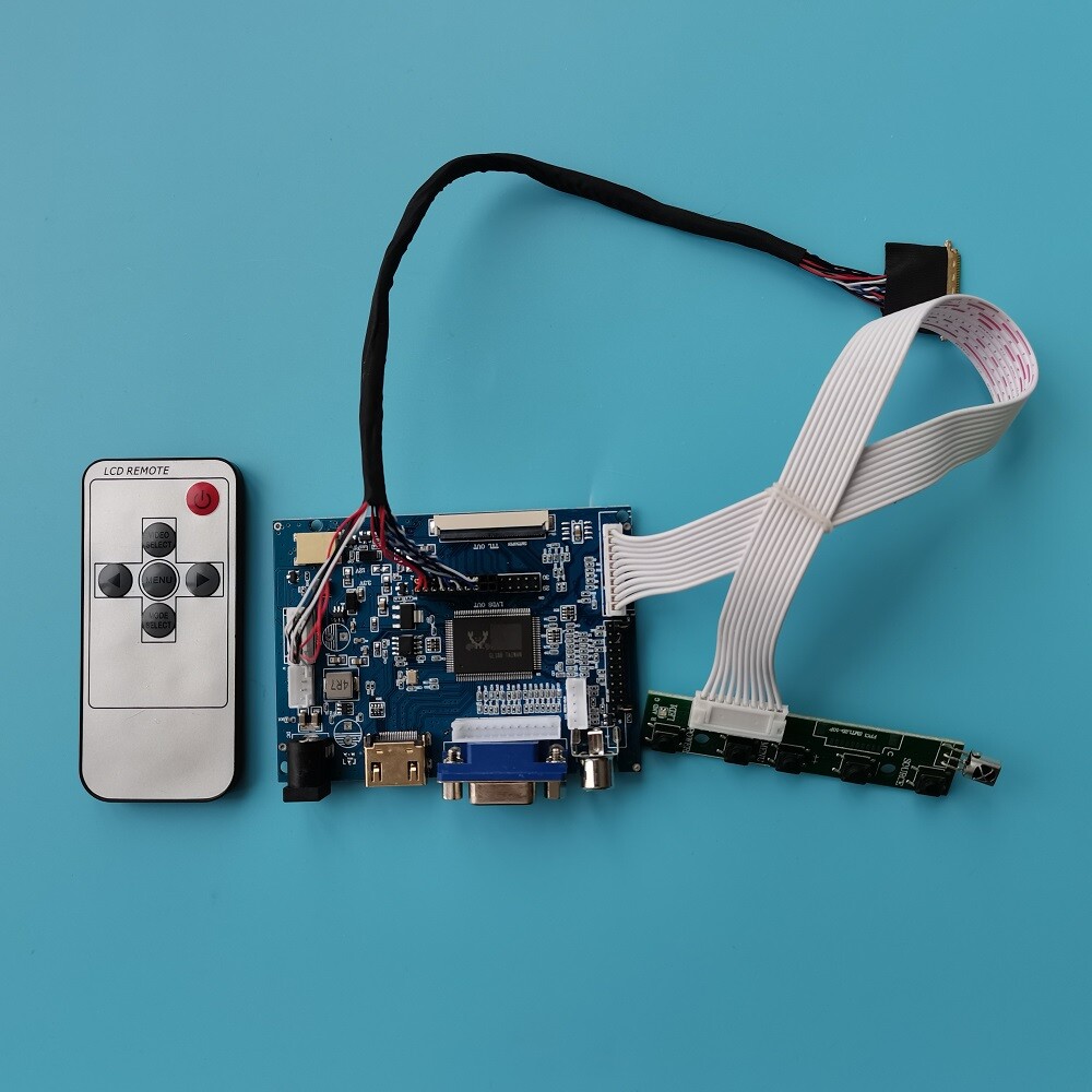 For N156BGE L 1366X768 Panel Screen HDMI VGA 2AV LCD LED Controller Board kit