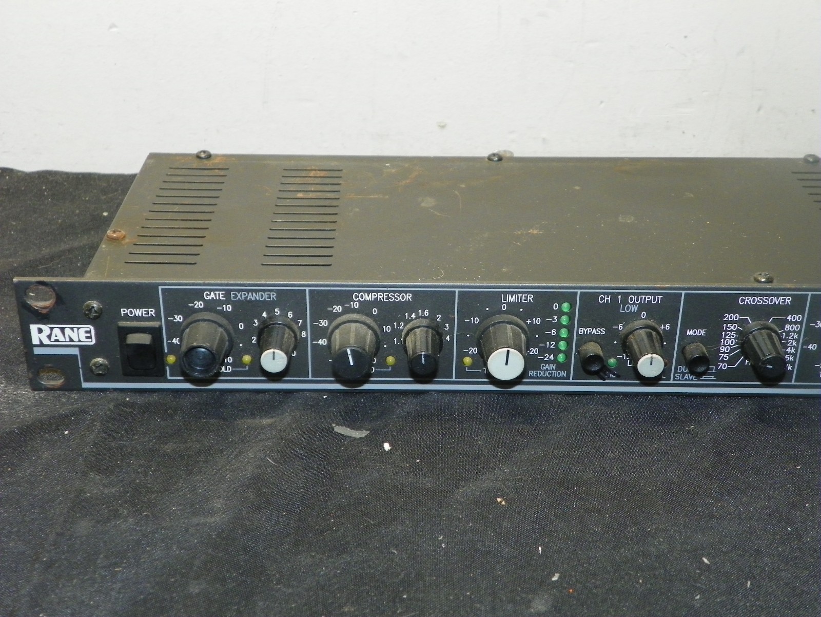 Untested Rane DC 24 Dynamic Controller Gate Expander Limiter Compressor